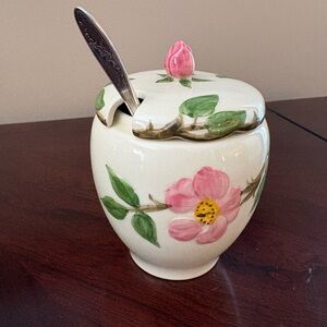 Franciscan Desert Rose - Jelly/Jam Jar with Lid